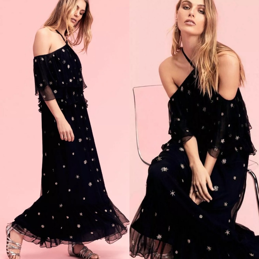 🍓NWOT STUNNING Free People Mila holiday dress